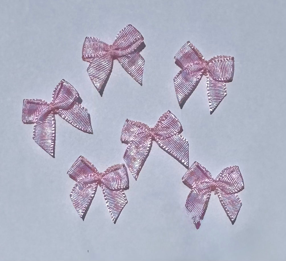Pink Gingham Bows