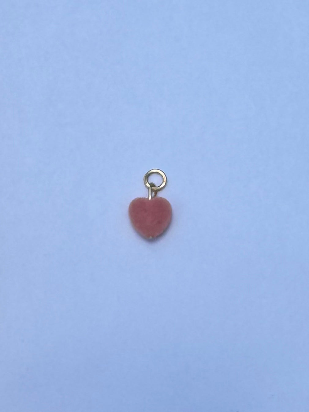 Soft Pink Heart Charm