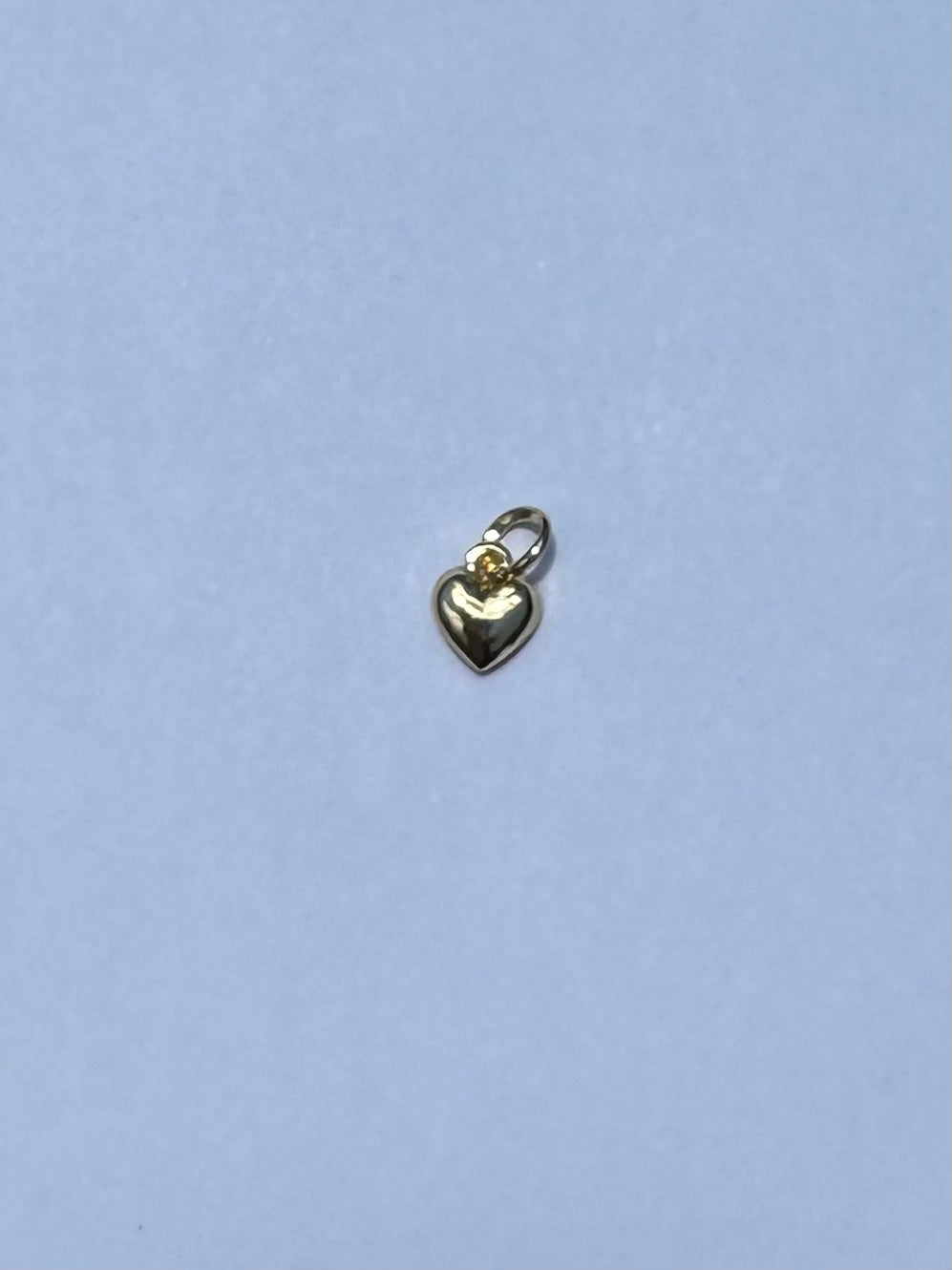 Gold Heart Charm