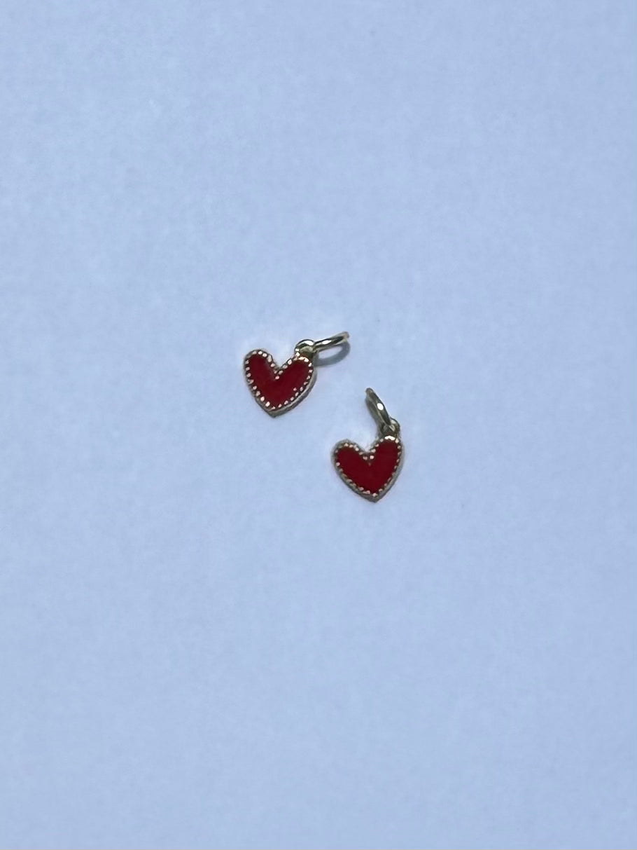 Small Red Heart Charm