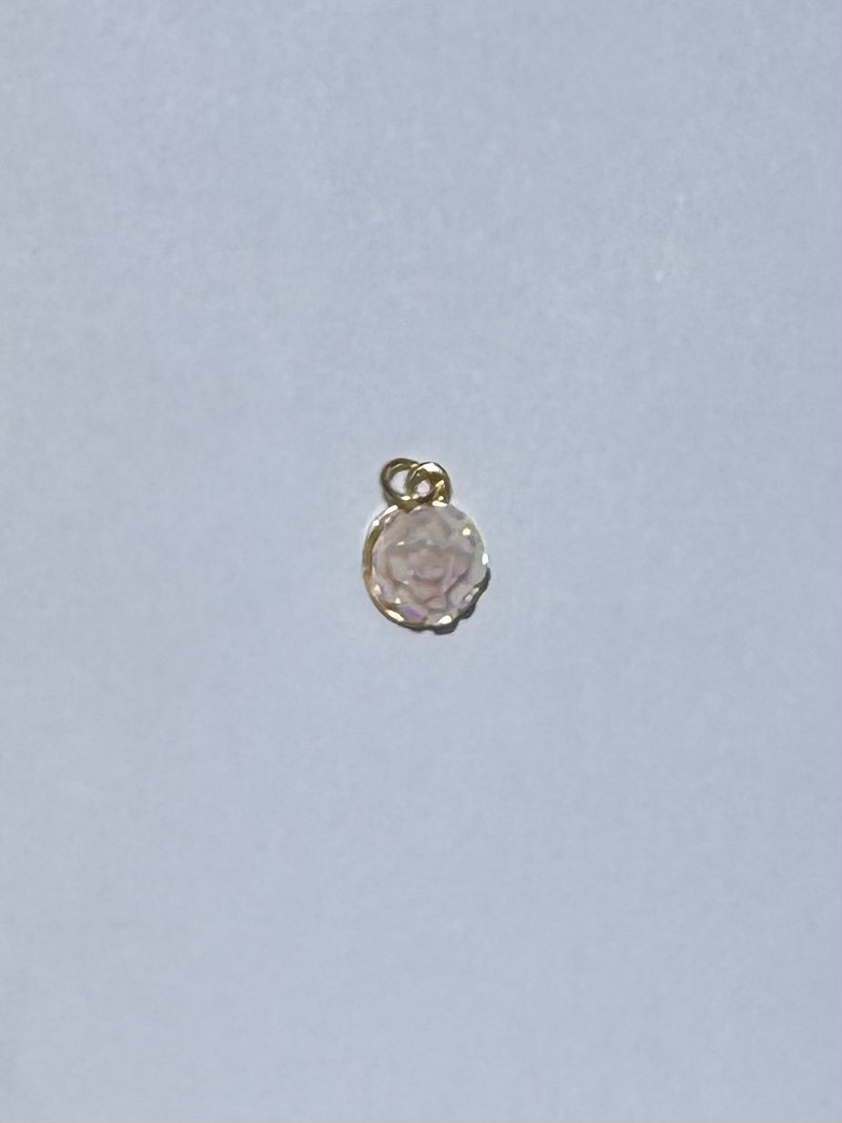 Light Pink Flower charm