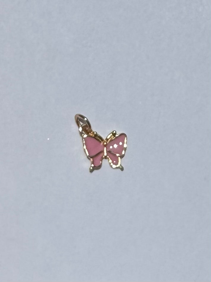 Pink Butterfly Charm
