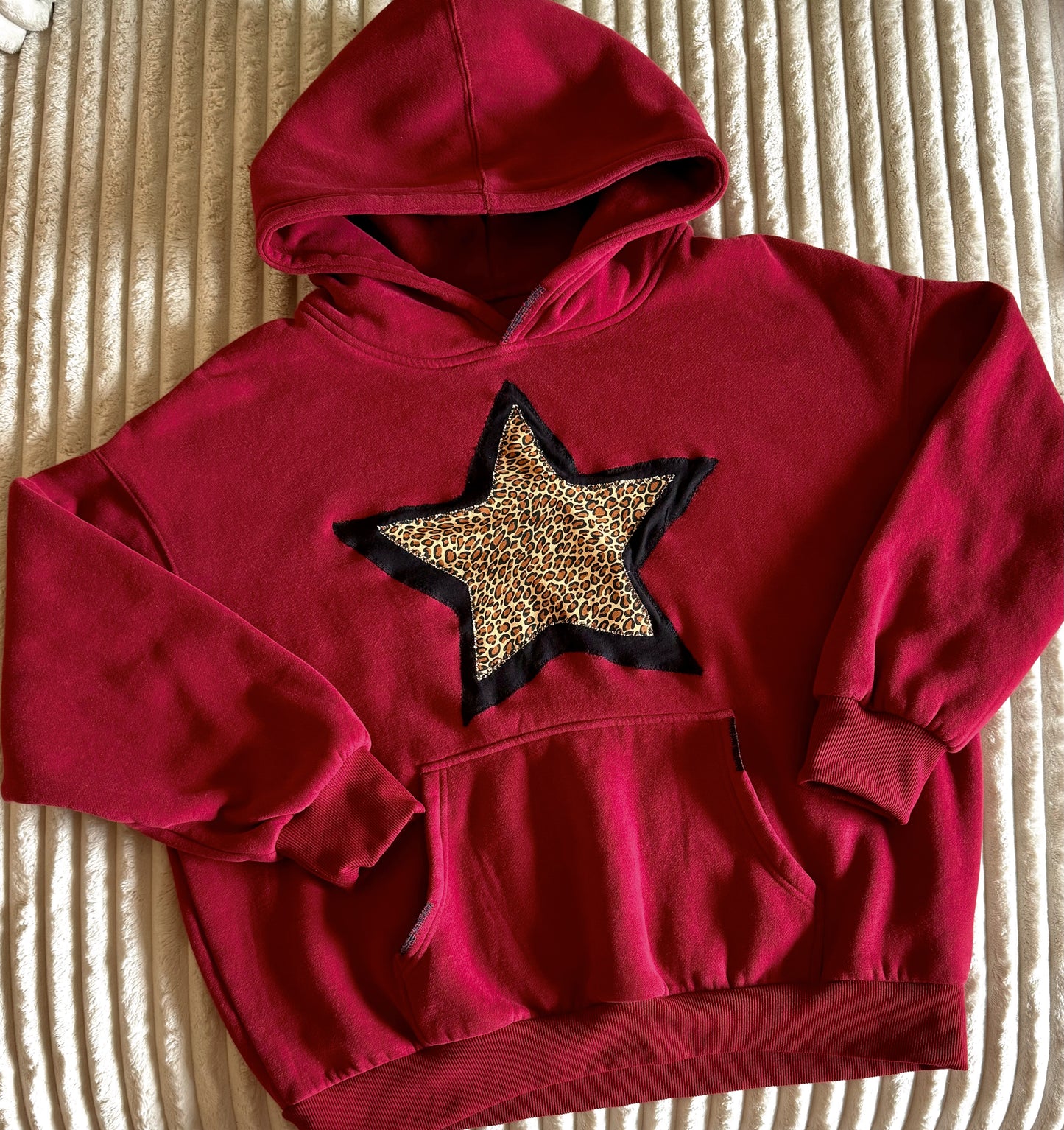 "Red" star girl hoodie