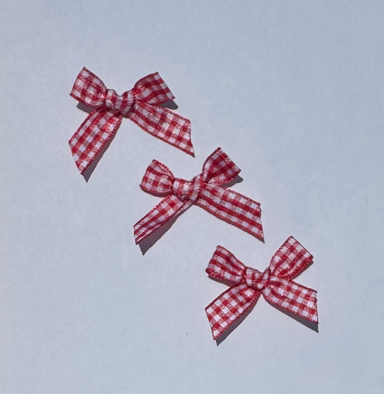 Red Gingham Bows