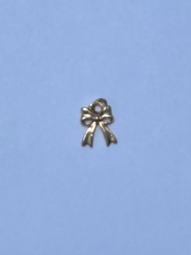Gold Bow Charm
