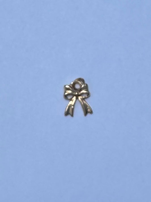 Gold Bow Charm