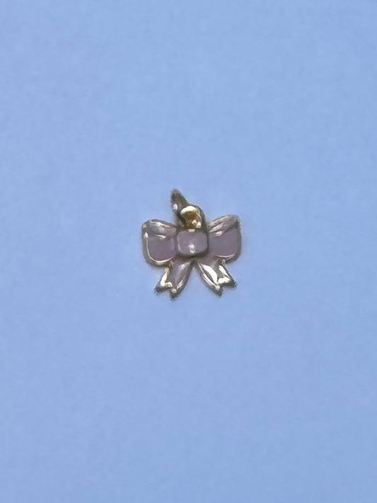 Pink Bow Charm