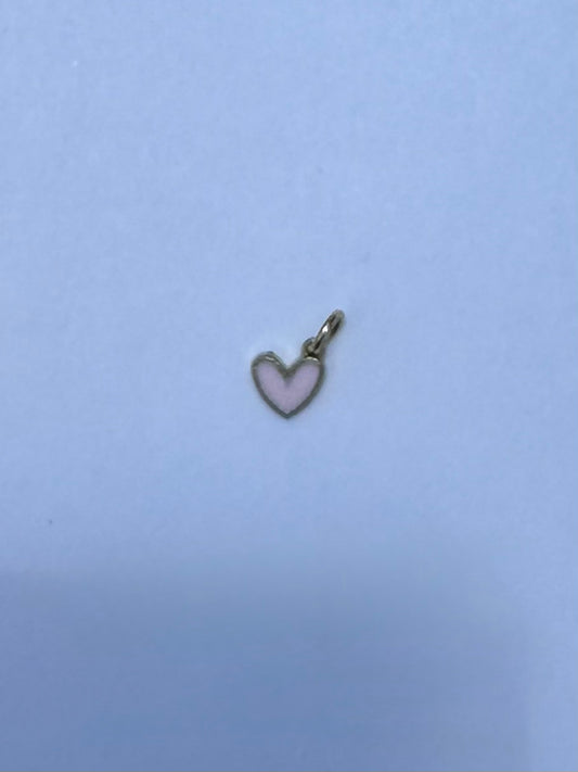 Small Light Pink Heart Charm
