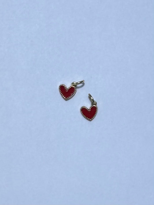 Small Red Heart Charm