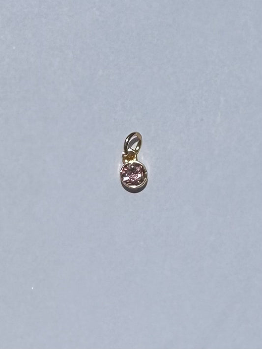 Pink Rhinestone Pendant